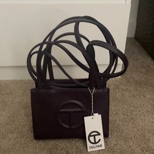 Mini Eggplant Telfar bag